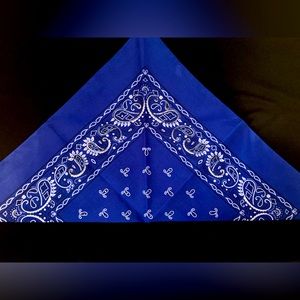 New Couture royal blue Diva Rag (Head Scarf)